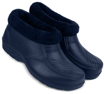 Damskie kalosze krótkie zimowe LEKKIE ocieplane piankowe eva